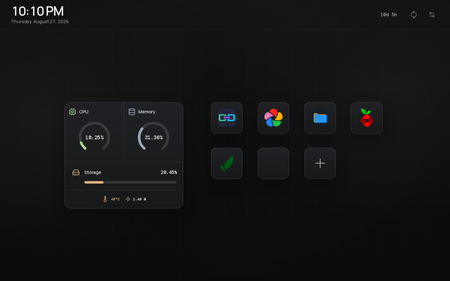 Nimbus interface screenshot